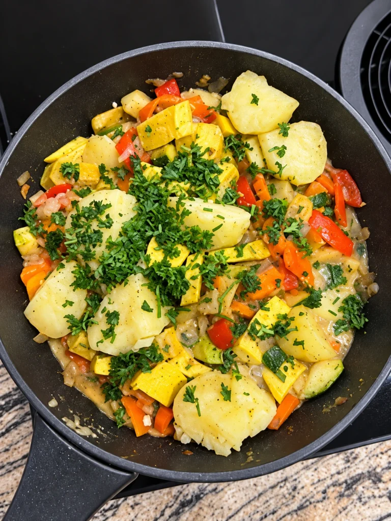 Frische Gemüsepfanne als Bild zur Ernährungsberatung