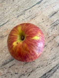 Apfel als stimmiges Bild zur Stoffwechselanalyse
