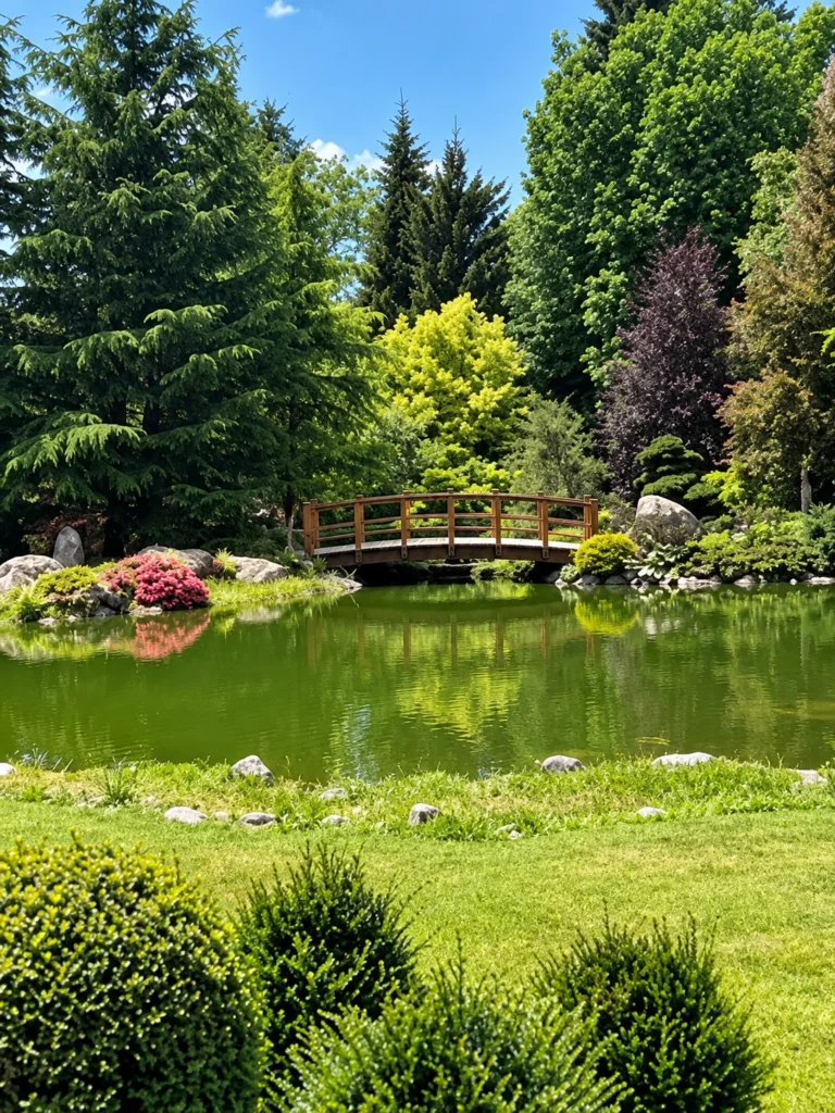Gartenlandschaft als Bild zur Störfeldanalyse